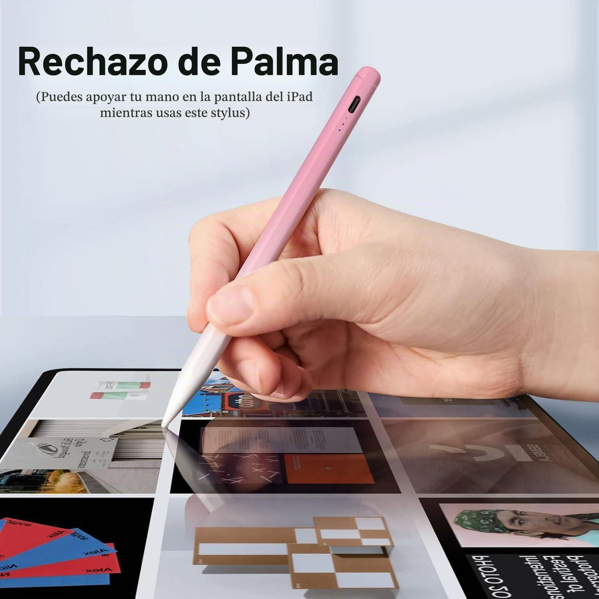 Lápiz capacitivo para Apple iPad (2026-2018), lápiz capacitivo de c...