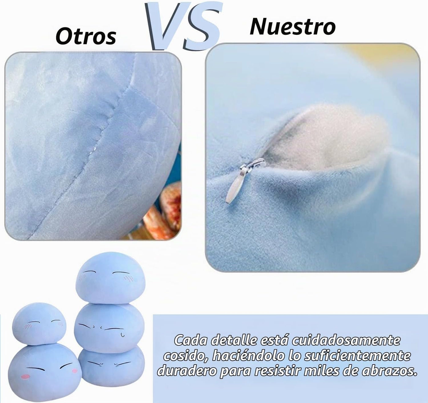 Obanai - Muñeco de peluche de slime de anime, almohada de peluche s...