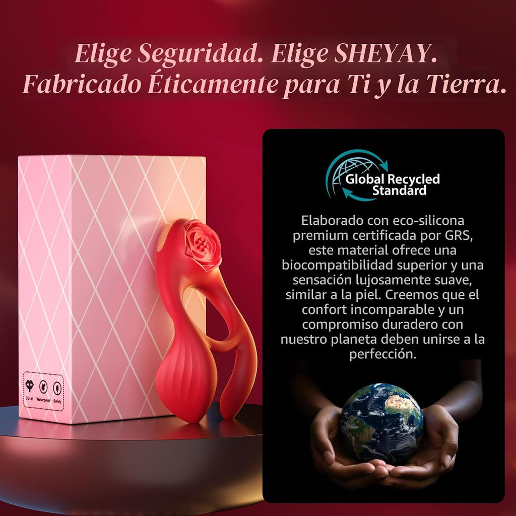 Anillo Vibrador para el Pene para Parejas, Juguete Sexual para Homb...