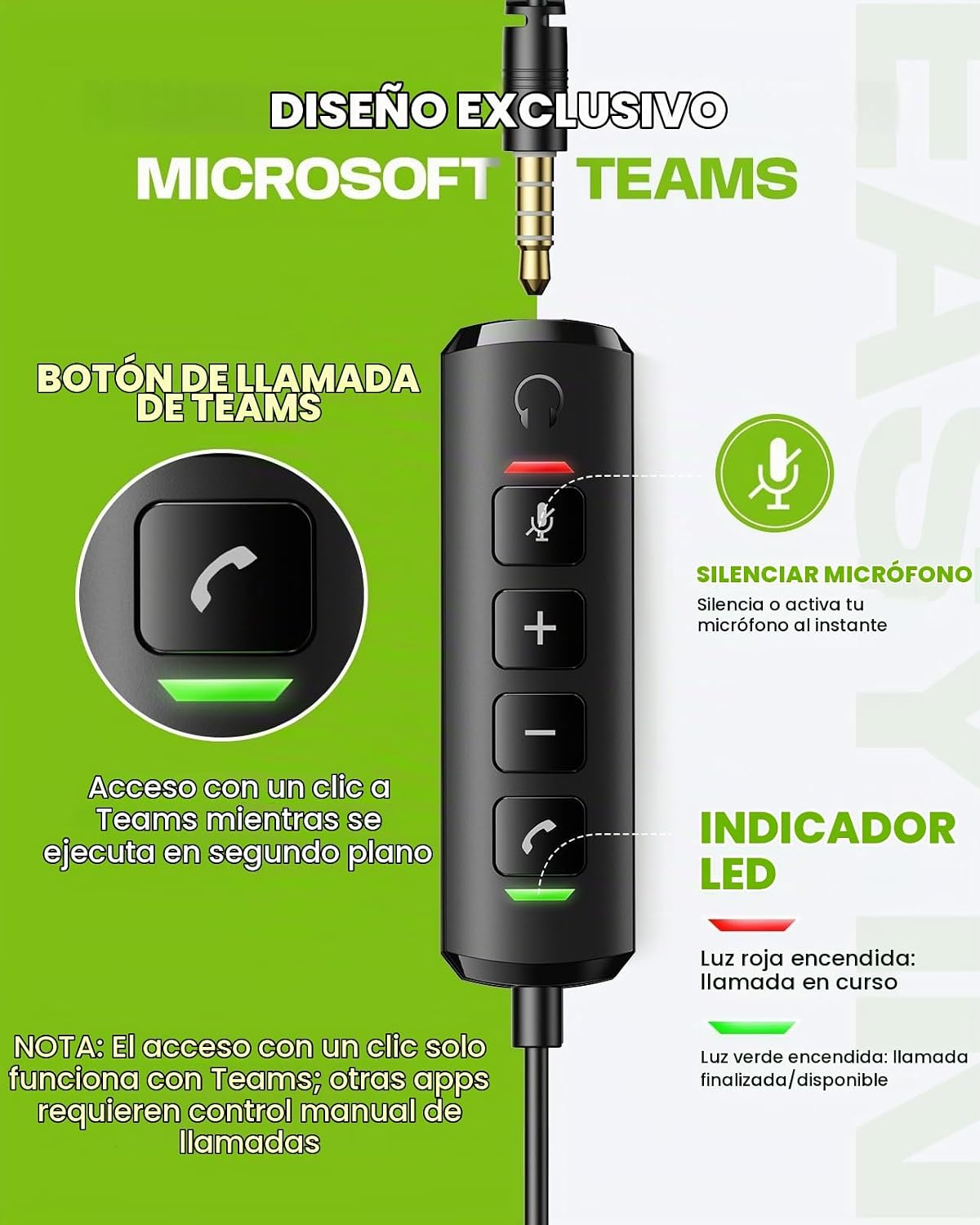Acer Auriculares USB con micrófono para PC, auriculares de computad...