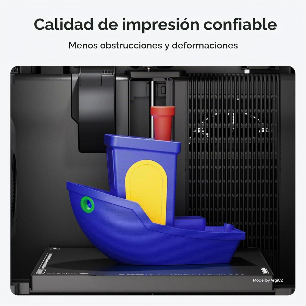 ELEGOO Filamento PLA para impresora 3D de 0.07 in, 8.8 lbs, negro\/...