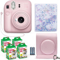 Cámara instantánea Fujifilm Instax Mini 12 color rosa flor + paquet...