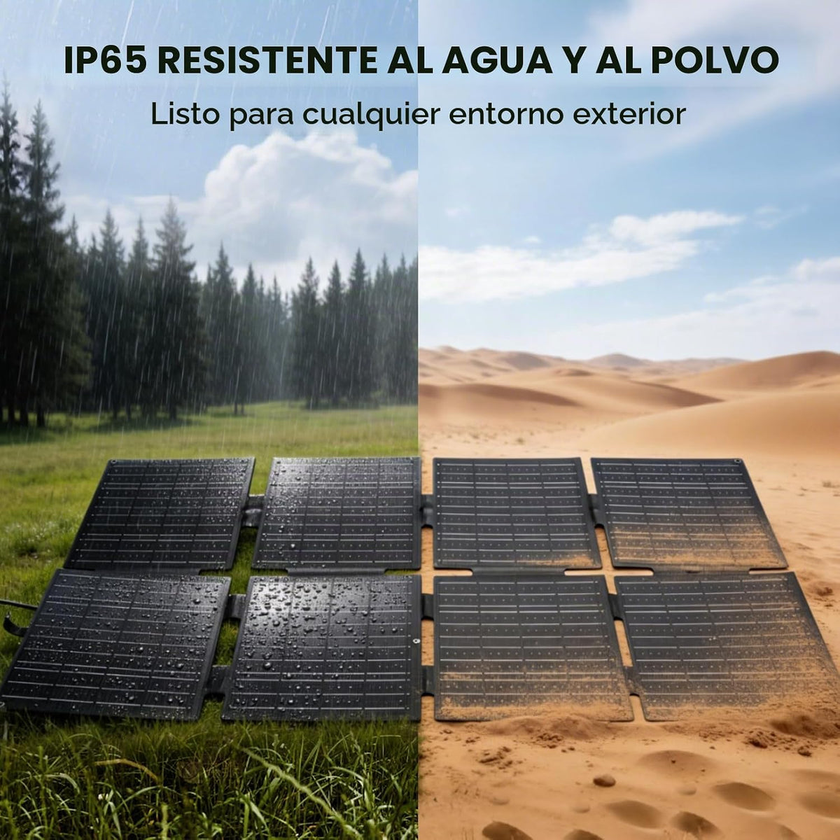 ALLPOWERS Panel solar portátil SE160 160W 18V para centrales eléctr...