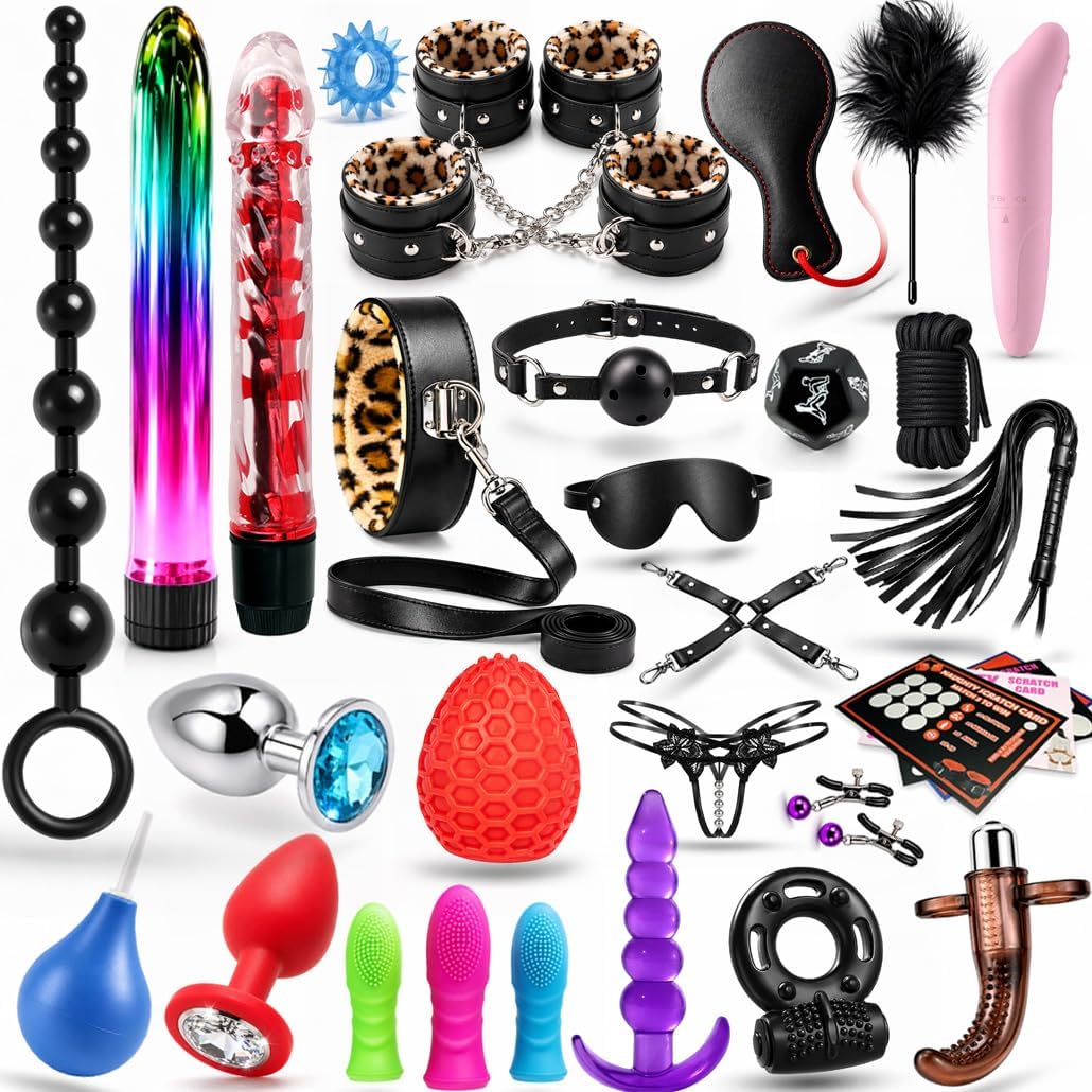 Kit de sujeción BDSM de 32 piezas para parejas, juego de restricció...
