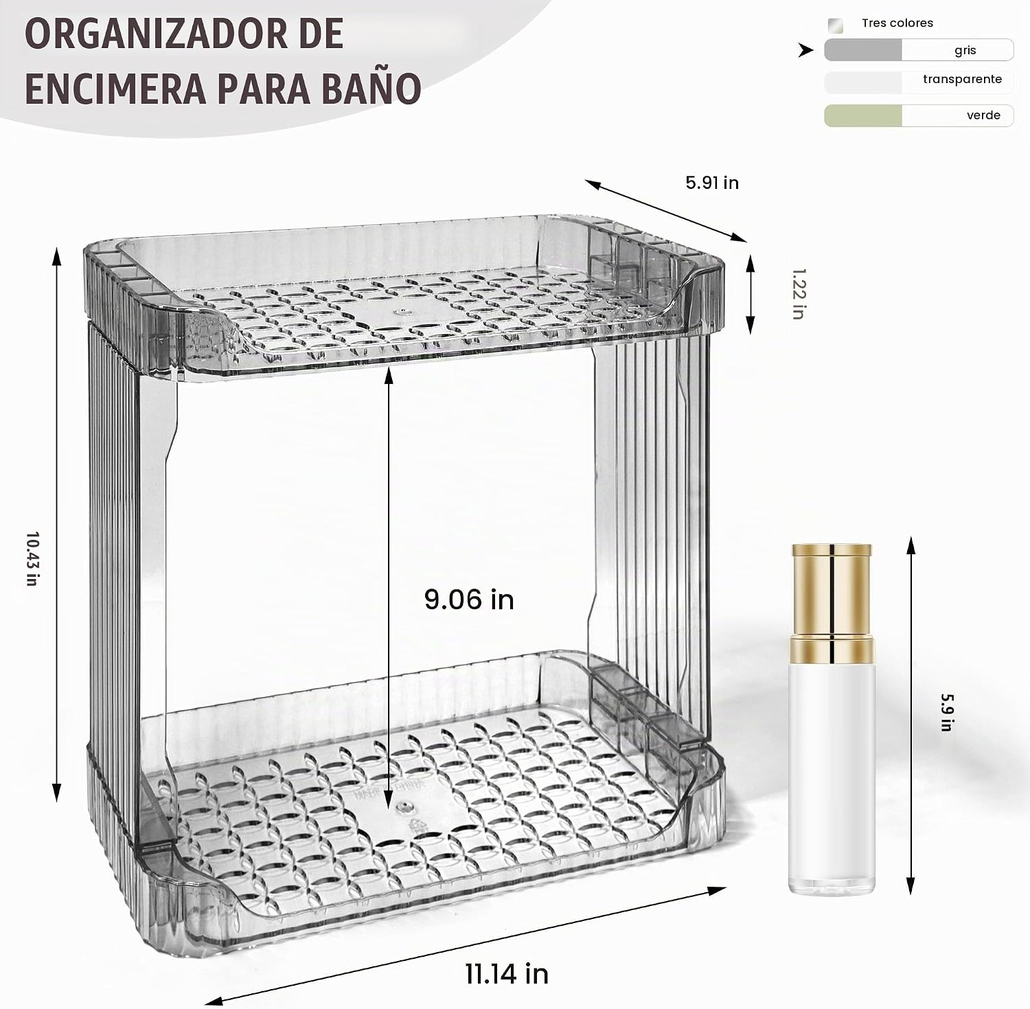 TENDER EPOCH Organizador de Mostrador de Baño Organizadores de Cosm...