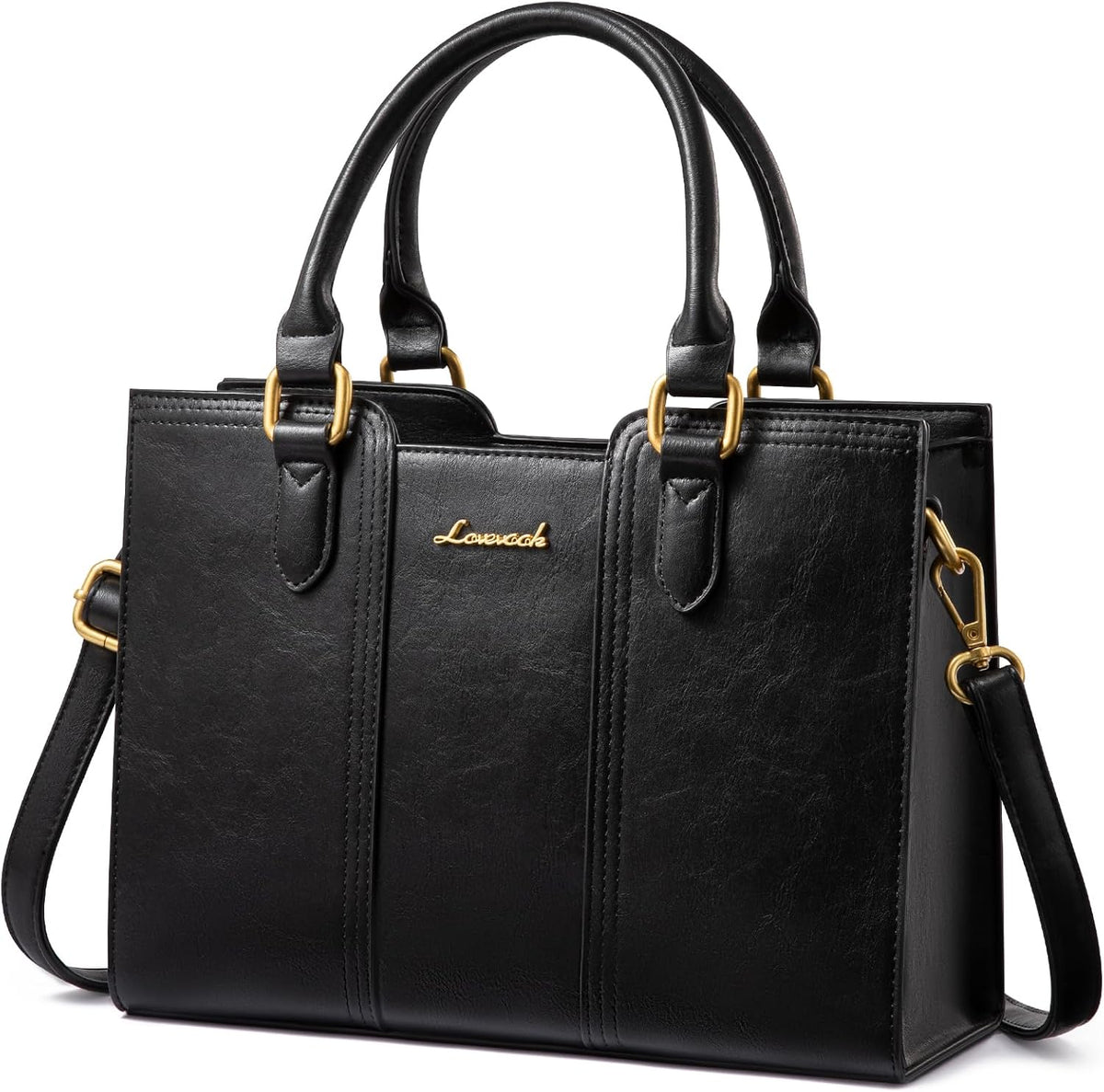 LOVEVOOK Bolso para mujer, bolso de hombro vintage de cuero, pequeñ...