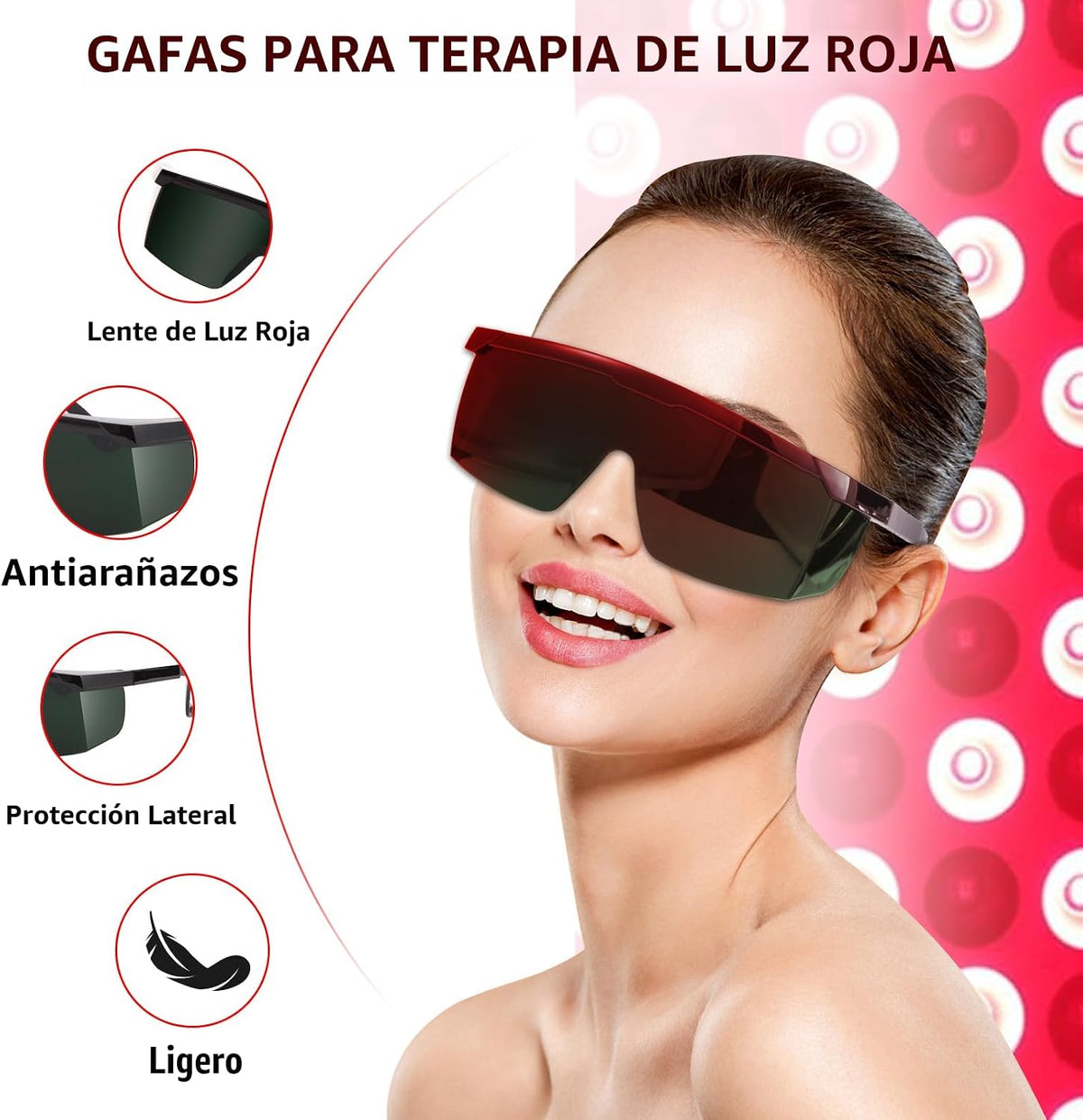 FreeMascot IPL 200nm-2000nm Gafas de seguridad láser para tratamien...