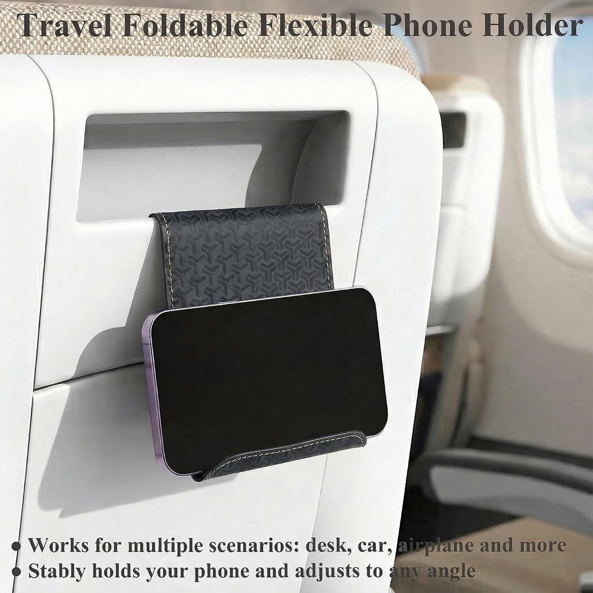 QIELIZI Esenciales de viaje en avión para soporte de teléfono celul...