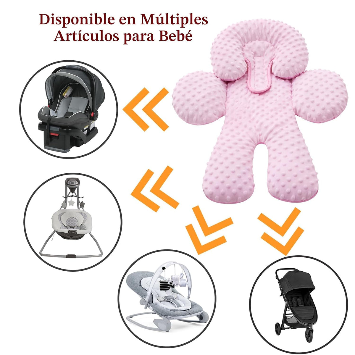 Pro Goleem Soporte para Cabeza, Cuello y Cuerpo de Asiento Infantil...