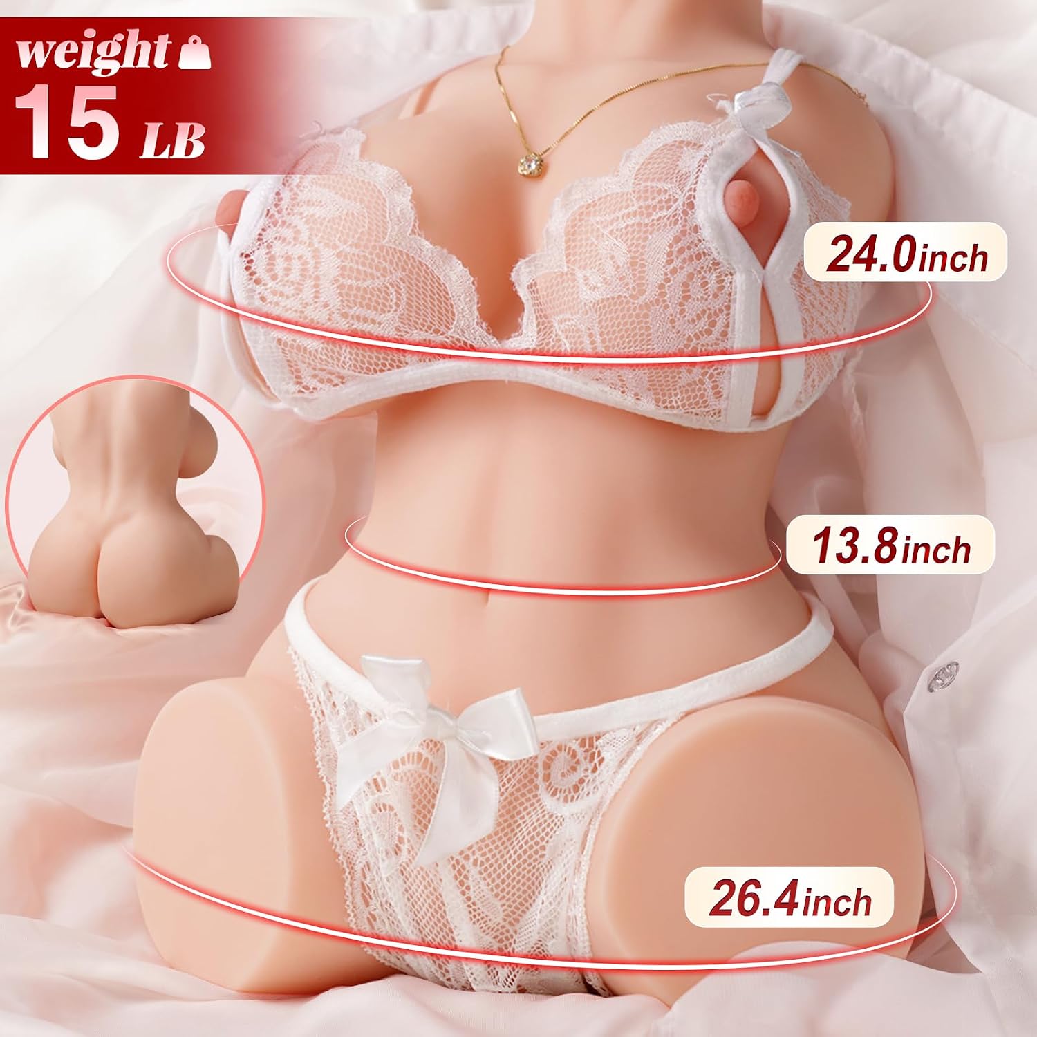Muñeca Sexual para Hombres Masturbador Masculino - 15 LB Masturbado...