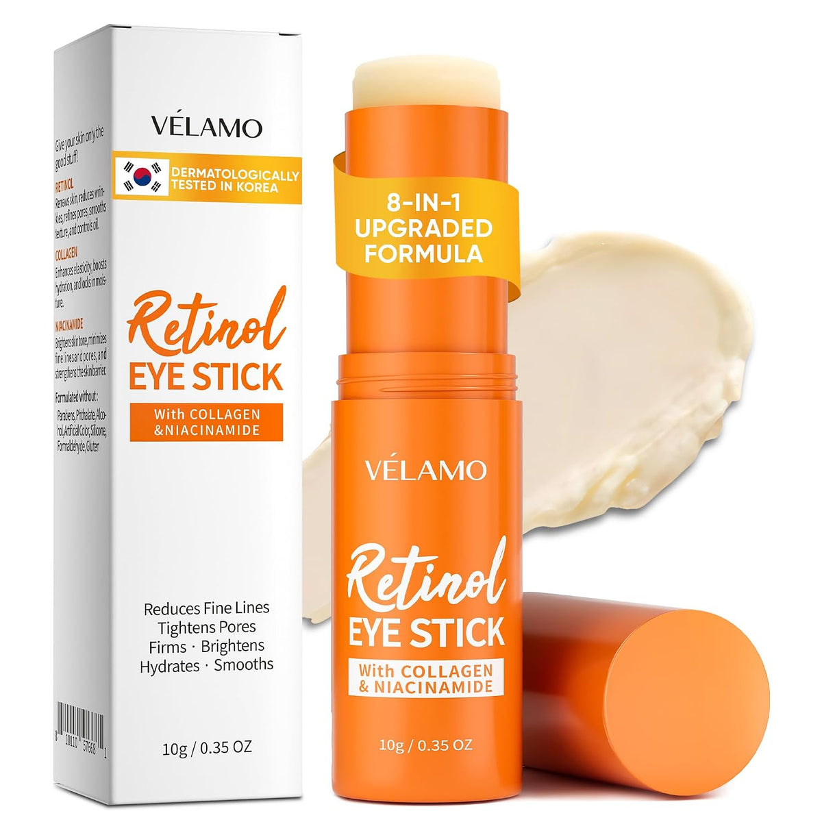 VELAMO ADVANCED Retinol Eye Stick: bálsamo para ojeras para ojeras,...