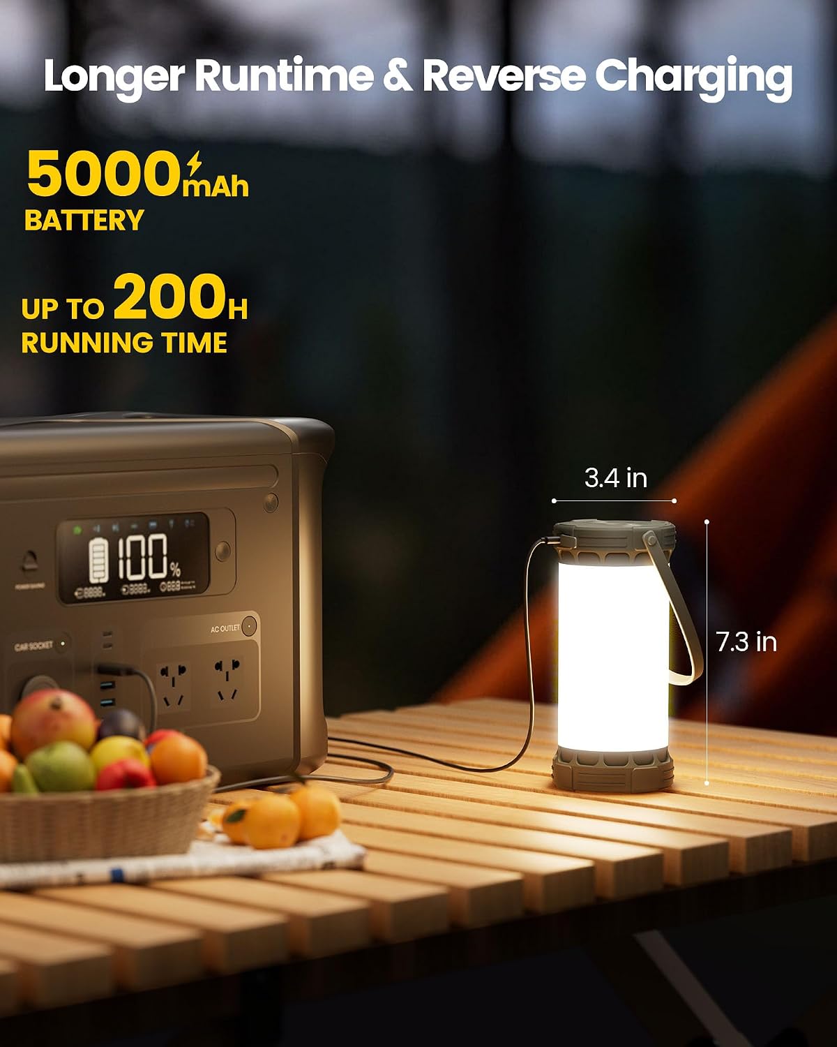 Glocusent Paquete de luz para el cuello 135 LED linterna de camping...
