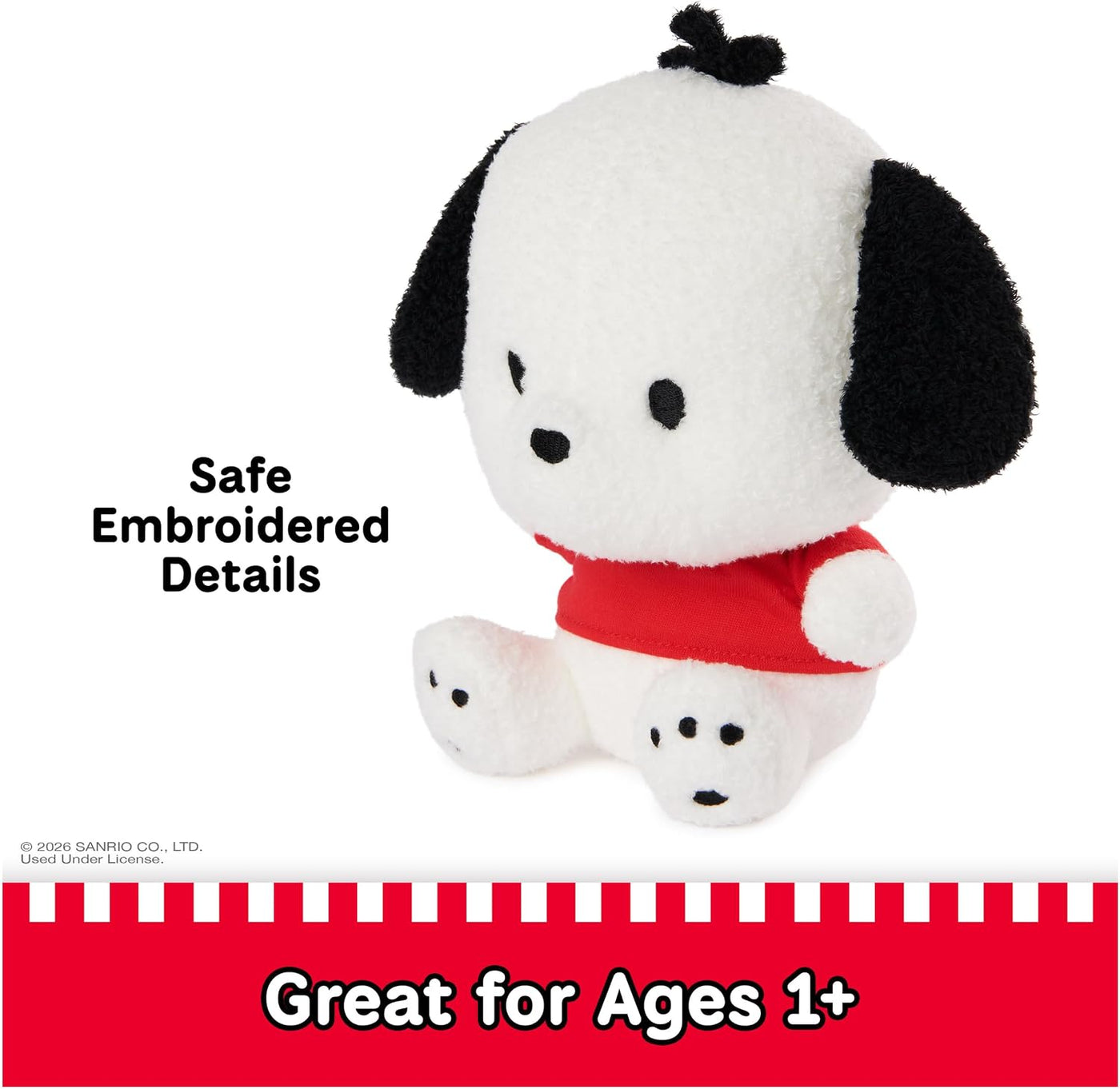 GUND Sanrio Pochacco Peluche, Peluche de Cachorro para Edades de 1...