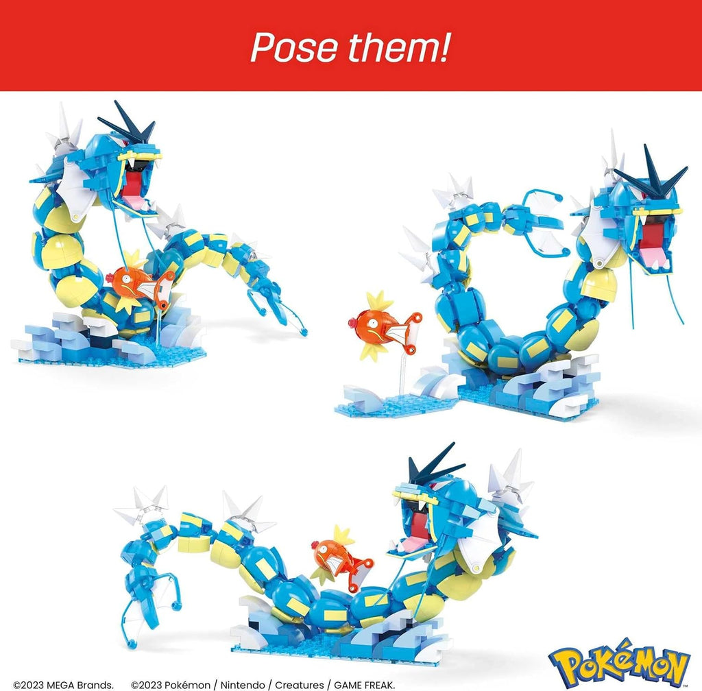 MEGA - Juego de juguetes de construcción de figuras de acción Pokém...