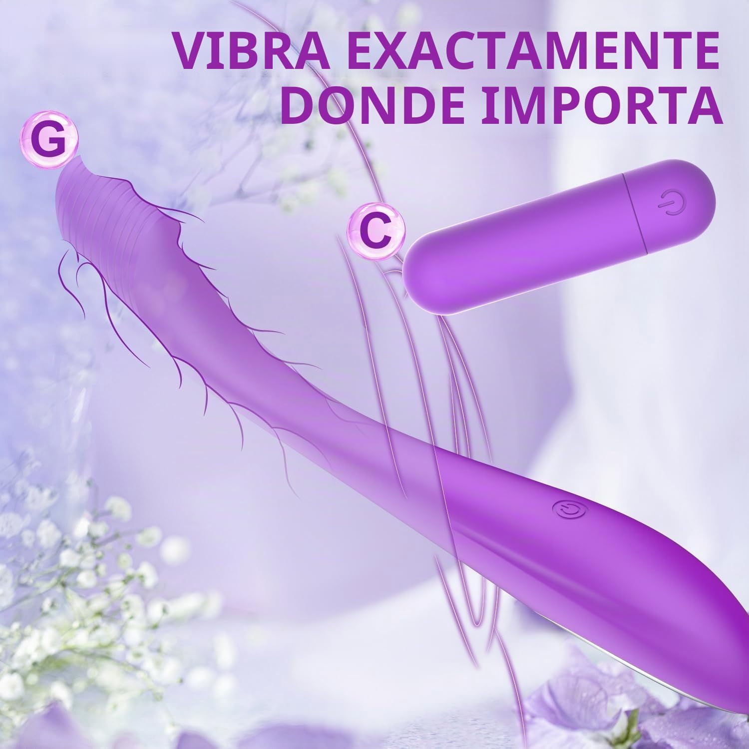 Juguetes sexuales para adultos para mujeres, vibrador de punto G de...