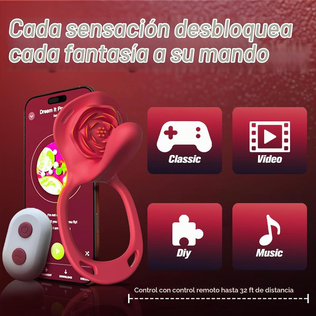 correa en el vibrador vibrador del consolador del punto G de la man...