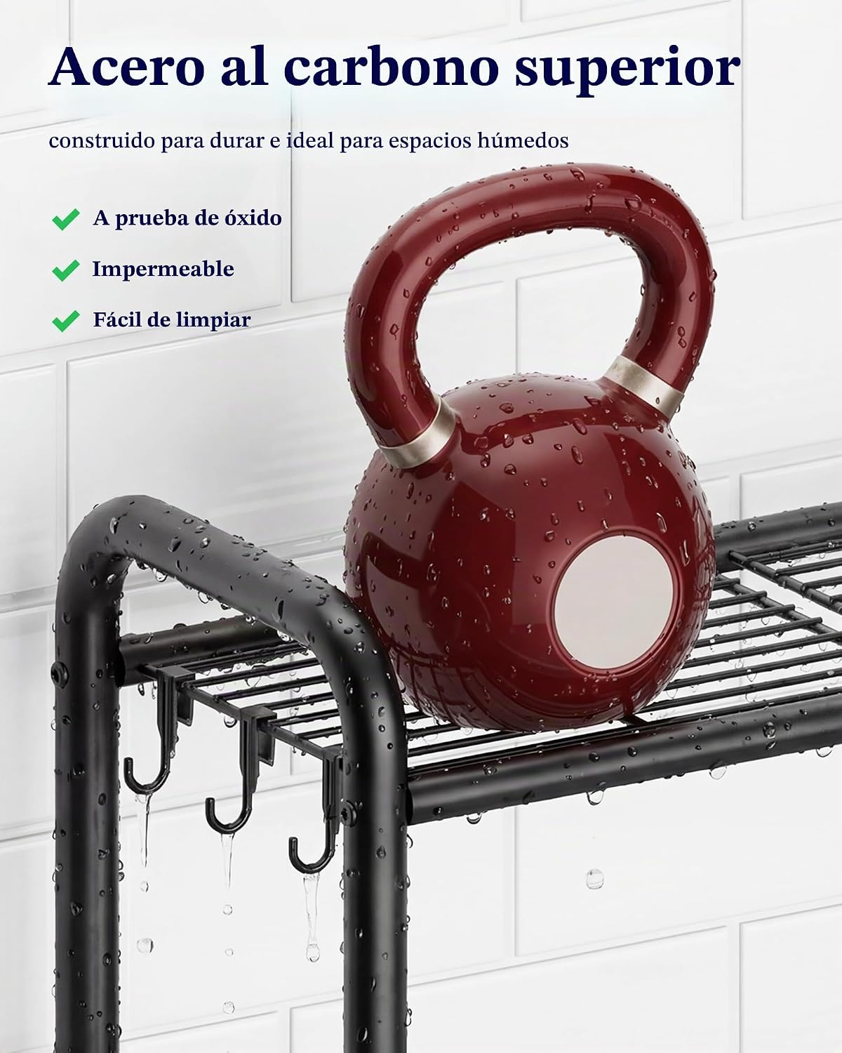 Kitsure Estante de almacenamiento sobre el inodoro, estante organiz...