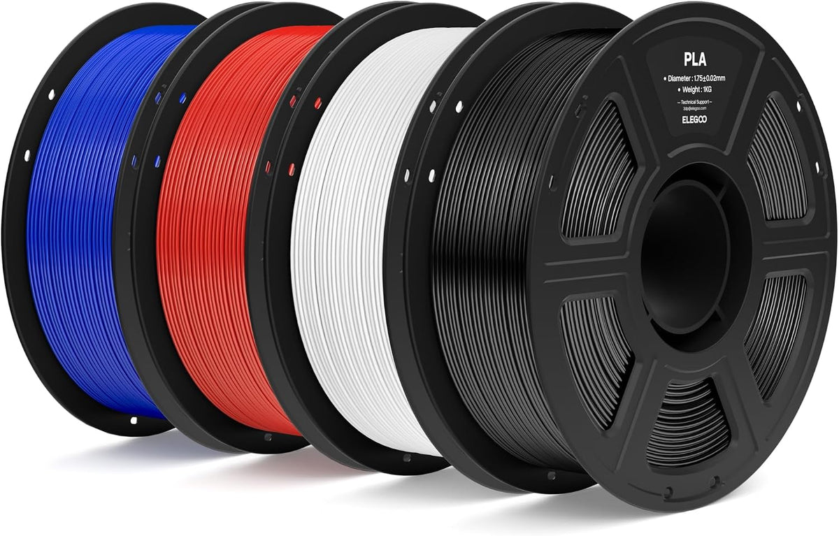 ELEGOO Filamento PLA de 1.75 mm Paquete de 4 KG, Filamento para imp...