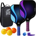 JoncAye Juego de 4 o 2 paletas de Pickleball, raquetas de fibra de...