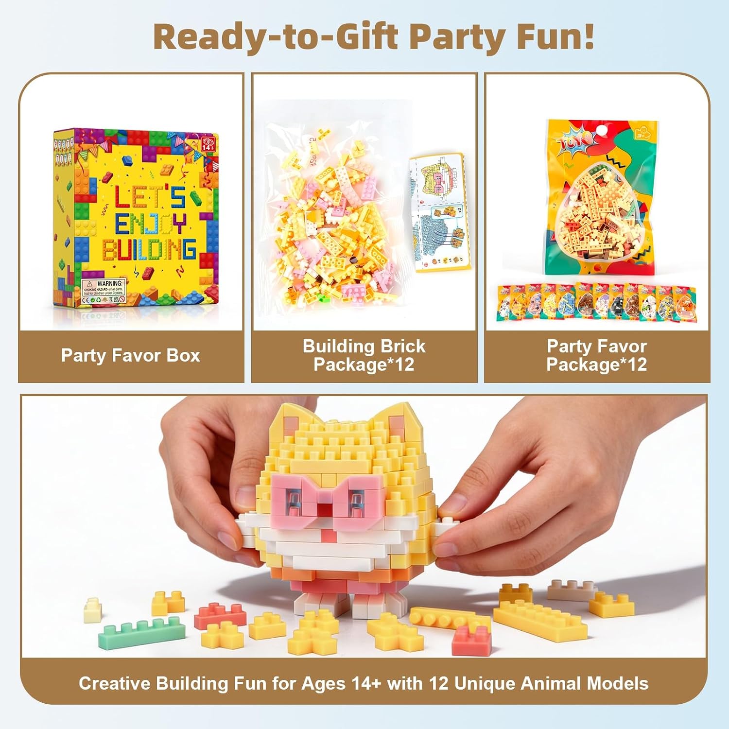 IBLOTIME Micro Juegos de Bloques de Construcción Pascua Paquete de...