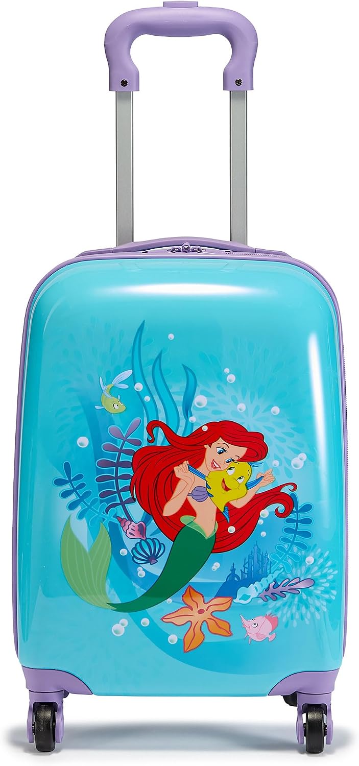 Disney Store Equipaje oficial con carcasa rígida rodante para niños...