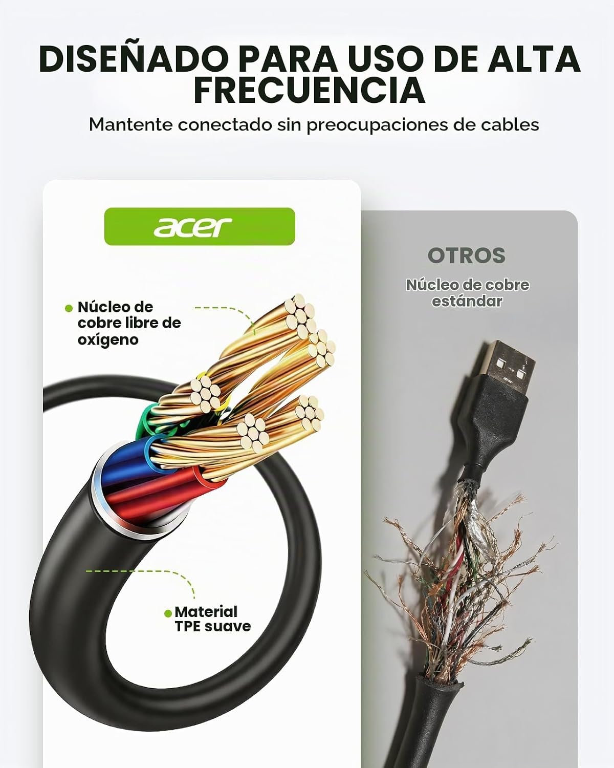 Auriculares USB con micrófono para PC, auriculares con cable con mi...