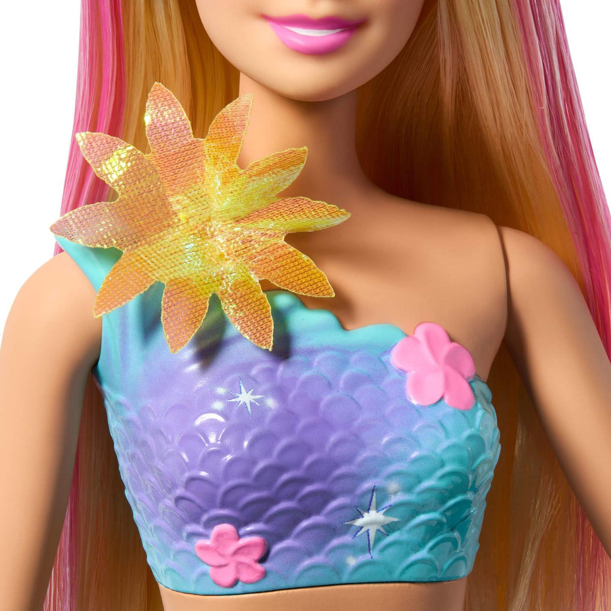 Muñecas de juguete de sirena Barbie con función sorpresa de flores...
