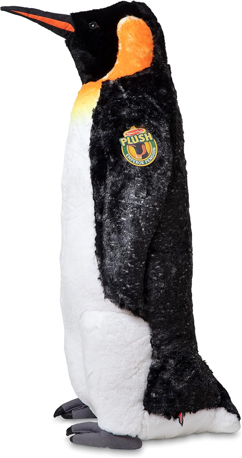Melissa &amp; Doug Peluche gigante realista de pingüino emperador d...