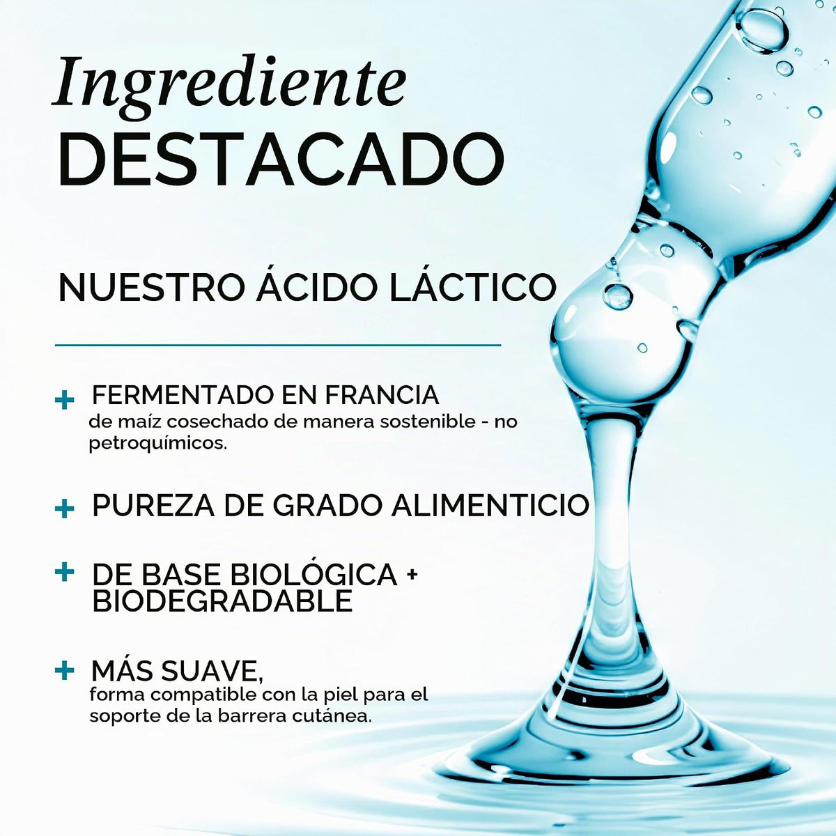 Suero Facial de Tratamiento de Ácido Láctico Todo en Uno de Sunday...
