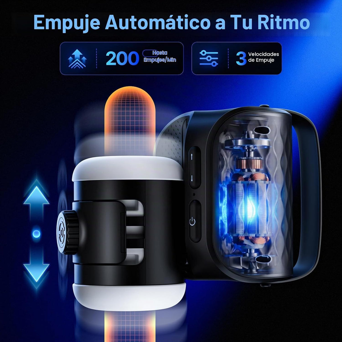 EINSEO Compacto Masturbador Masculino Coño de Bolsillo, AI Sync Jug...