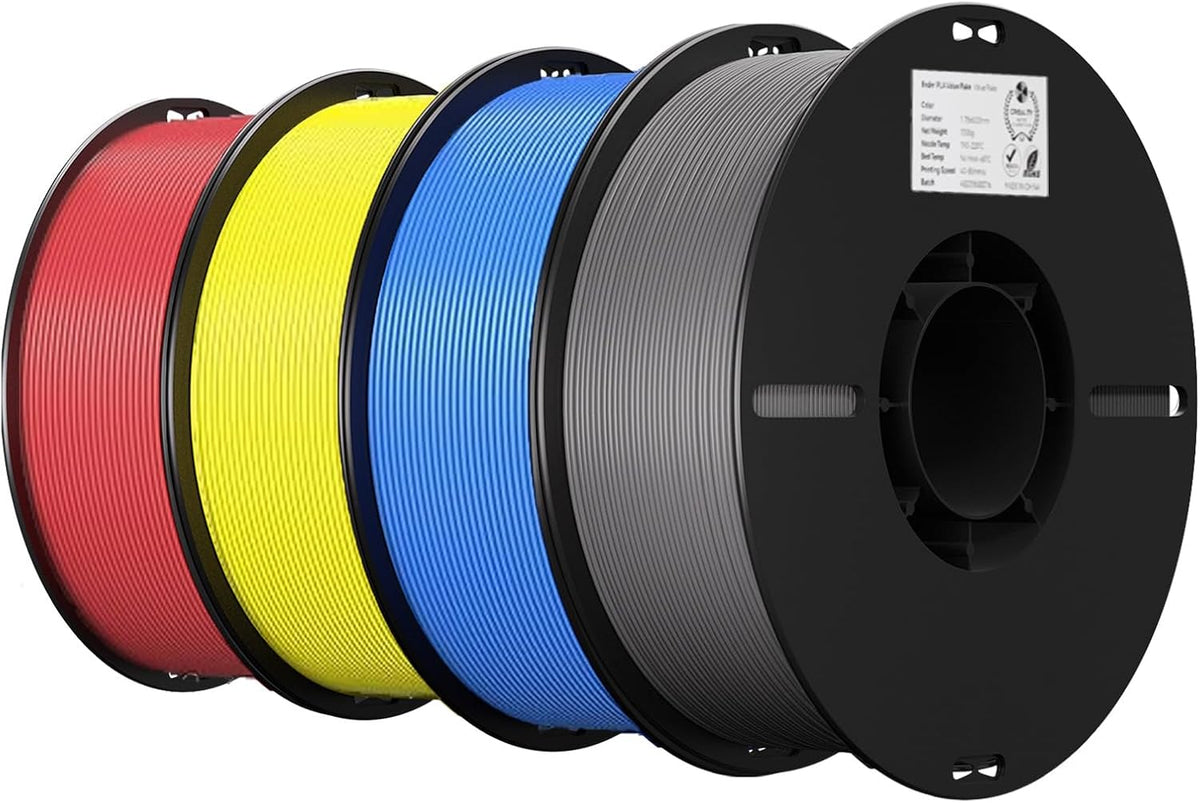 Creality Filamento PLA para impresora 3D de 8.8 lbs, gris, azul, am...