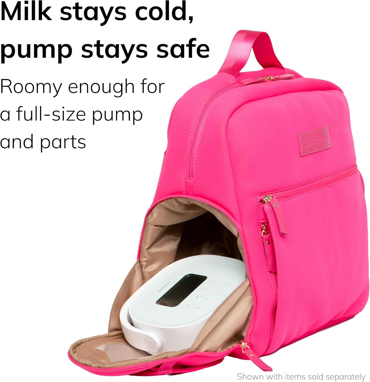 Sarah Wells Mochila para extractor de leche Fiona (rosa intenso) |...