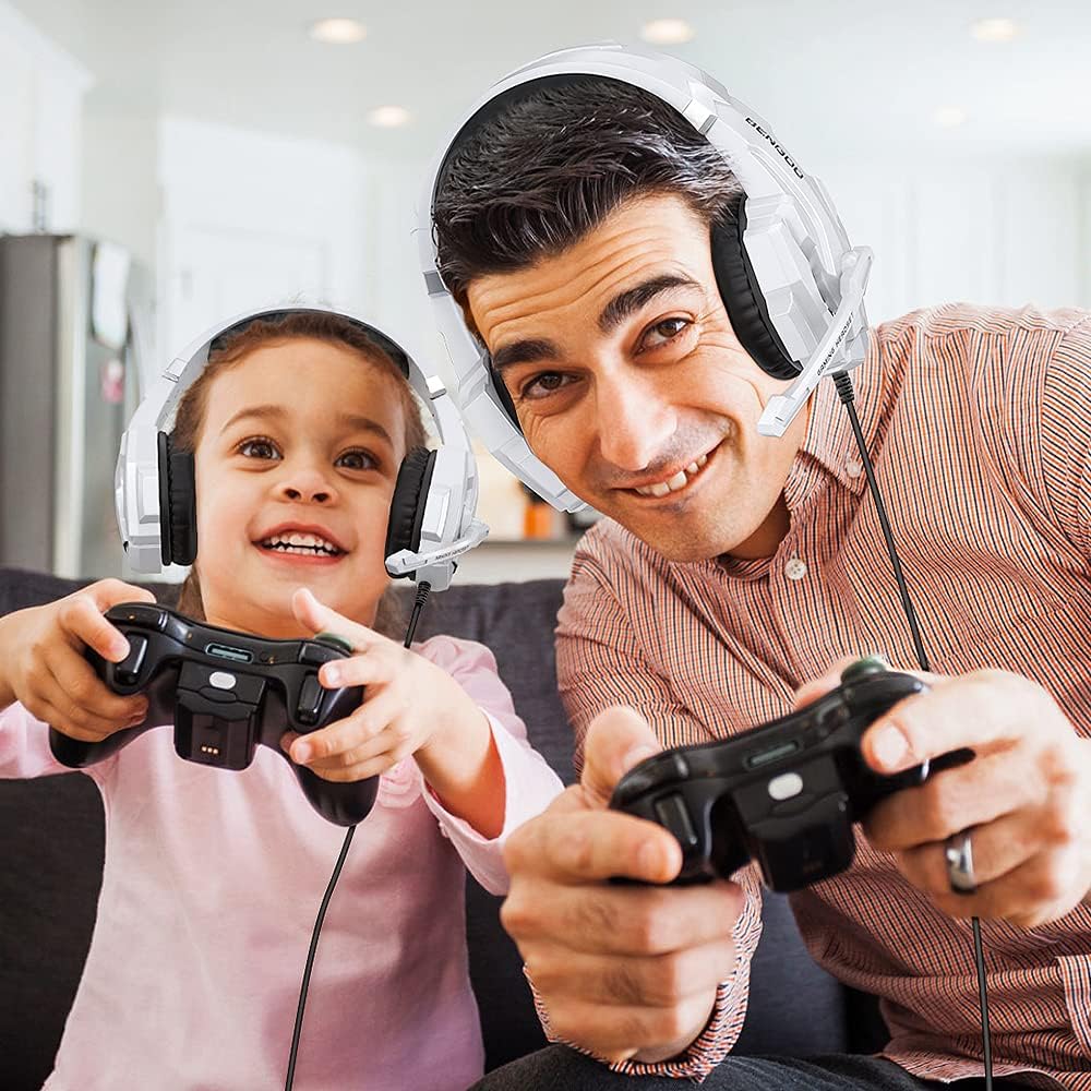 BENGOO Auriculares profesionales para juegos para PS4, PS5, PC, Xbo...