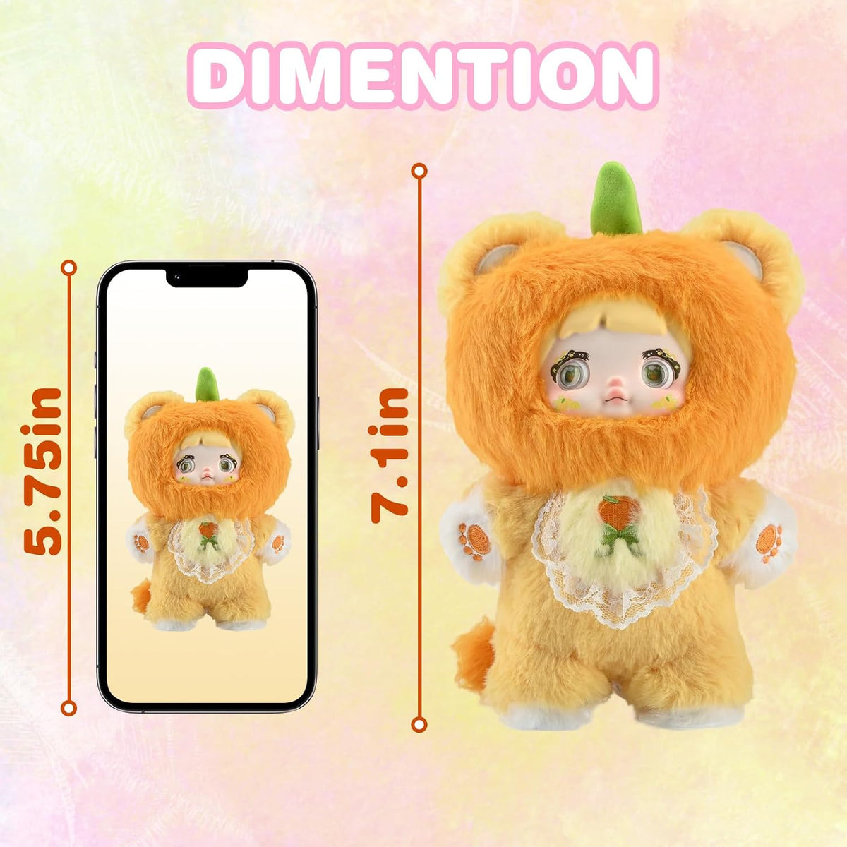 Mckkymi Caja Ciega de Peluche, Muñeca de Peluche de la Serie de Fru...