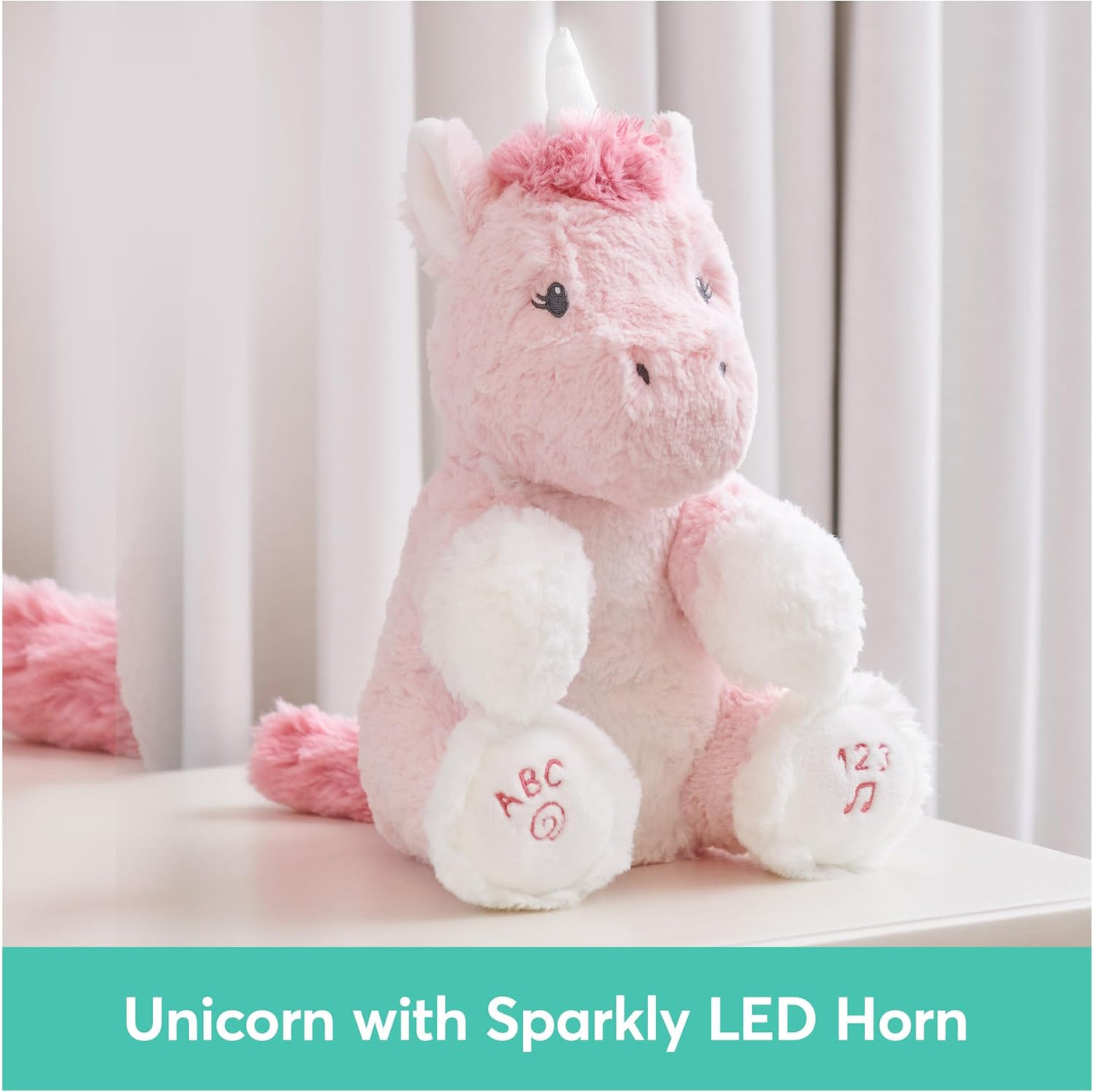 GUND Baby Alora The Unicorn - Juguete sensorial animado de peluche,...
