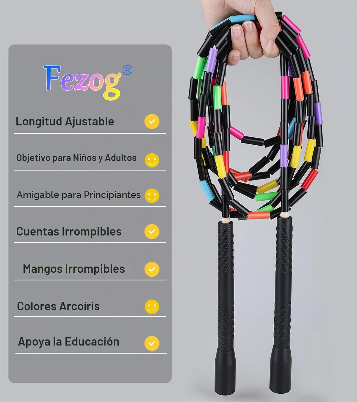 Cuerdas de salto holandesas dobles de 16.5 pies para adultos y niño...