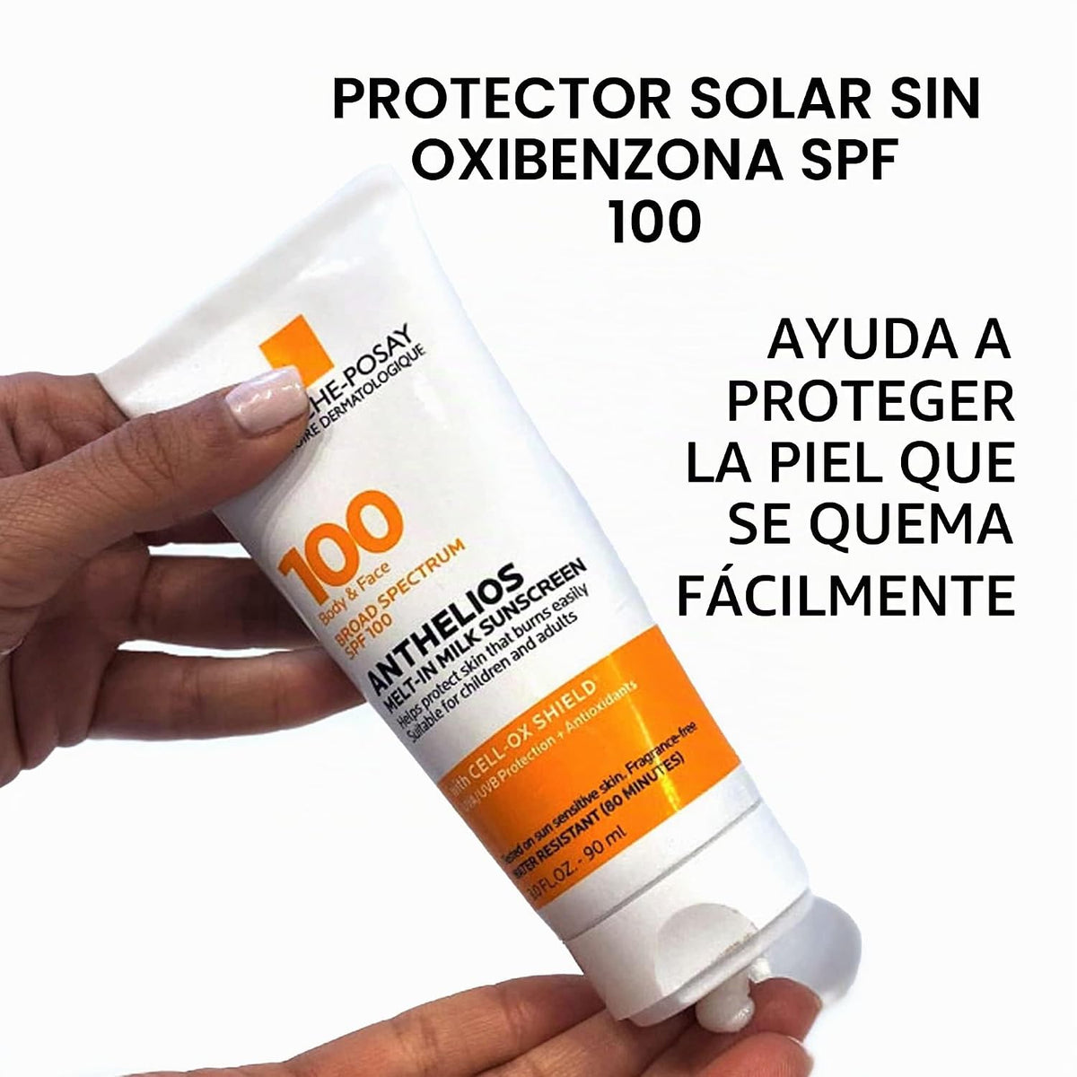 La Roche-Posay Anthelios protector solar de leche derretida para ro...