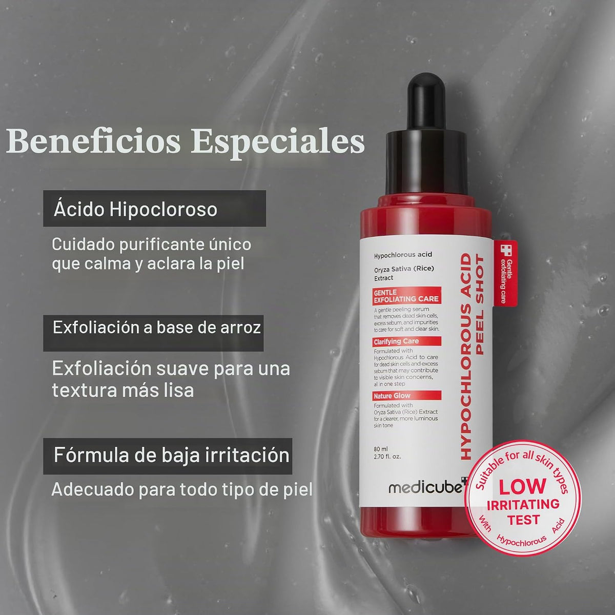 medicube Peel &amp; Swipe Duo - HOCI Peel Shot y almohadilla succín...