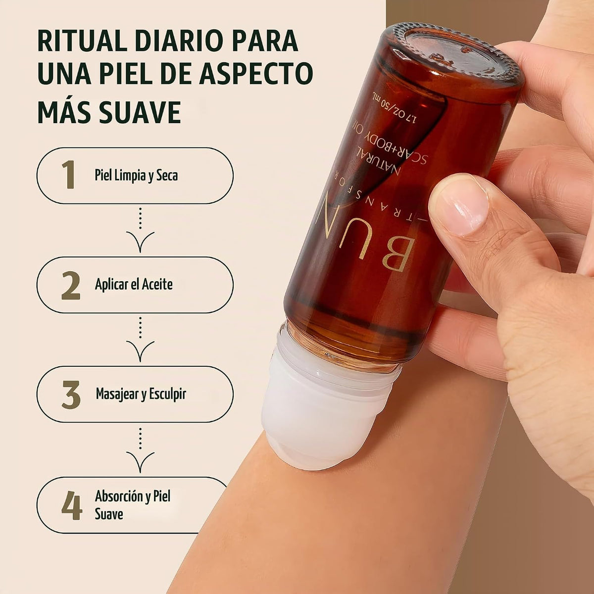 BUNI - Aceite de cicatriz prémium con Gua Sha \u2013 Aceite corpora...