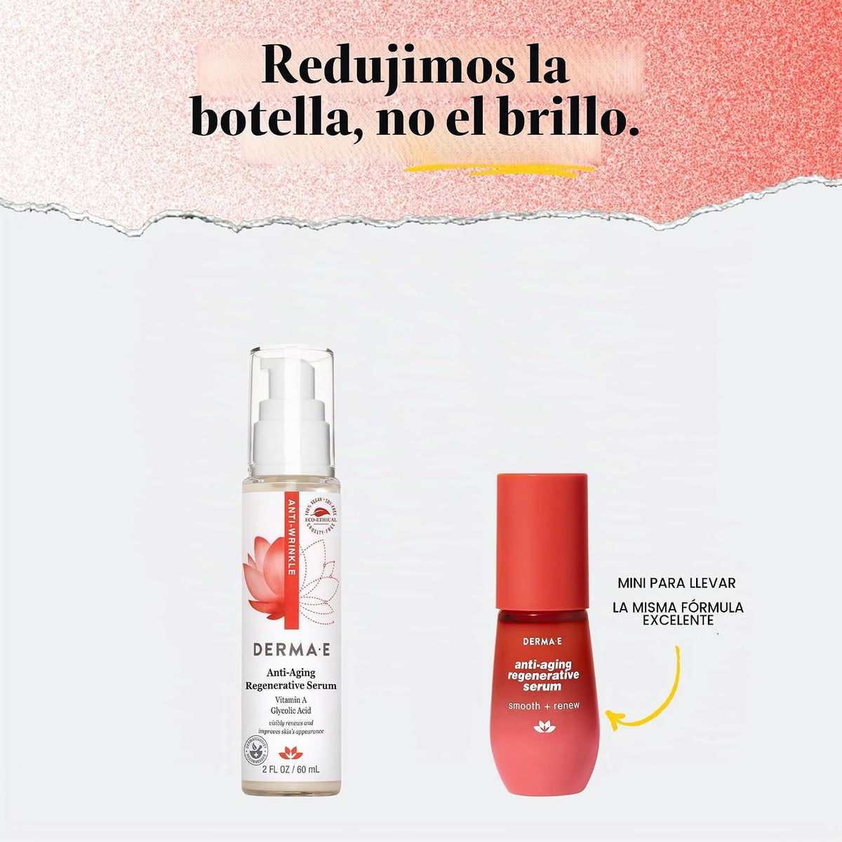 Derma E Suero regenerativo antienvejecimiento con retinol + bakuchi...