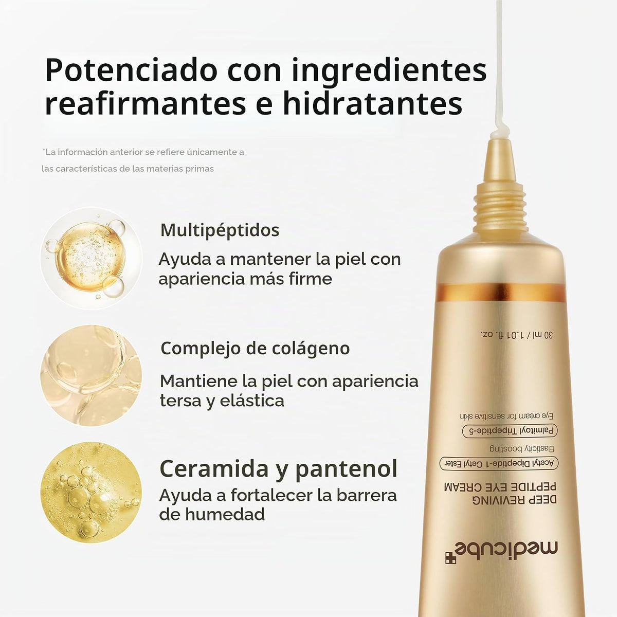 medicube Suero para ojos con péptido revitalizante profundo (paquet...