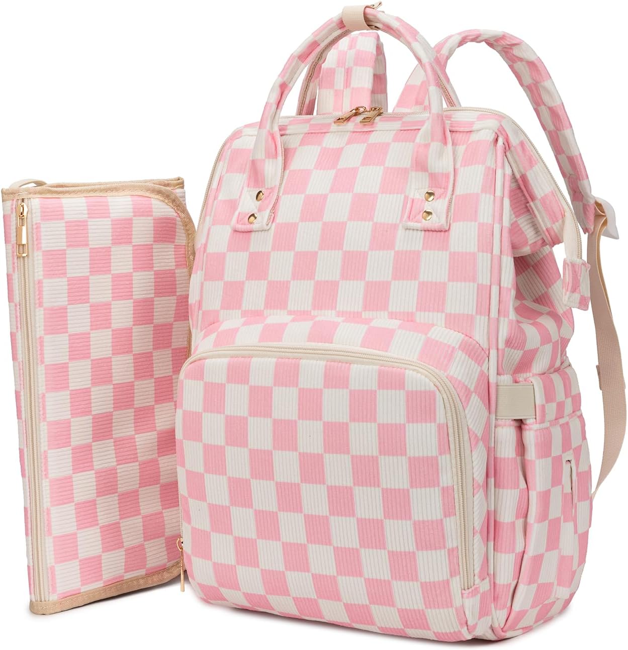 Mochila para pañales para mamá, bolsa de viaje de gran capacidad, b...