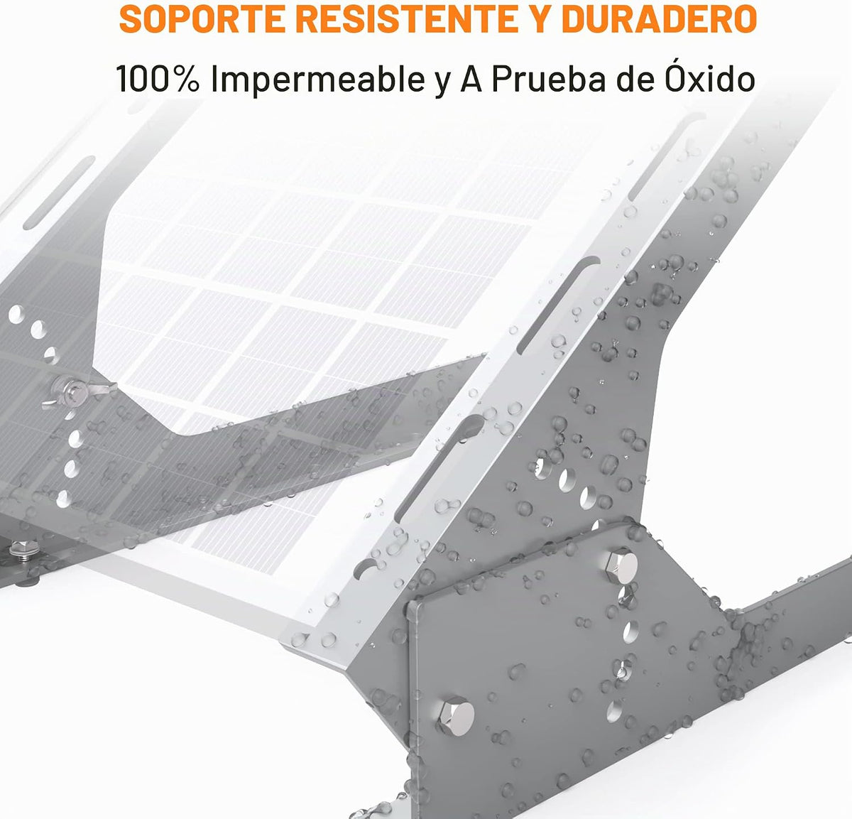 SOLPERK Soporte para panel solar: soporte de 13.8 pulgadas, ángulo...