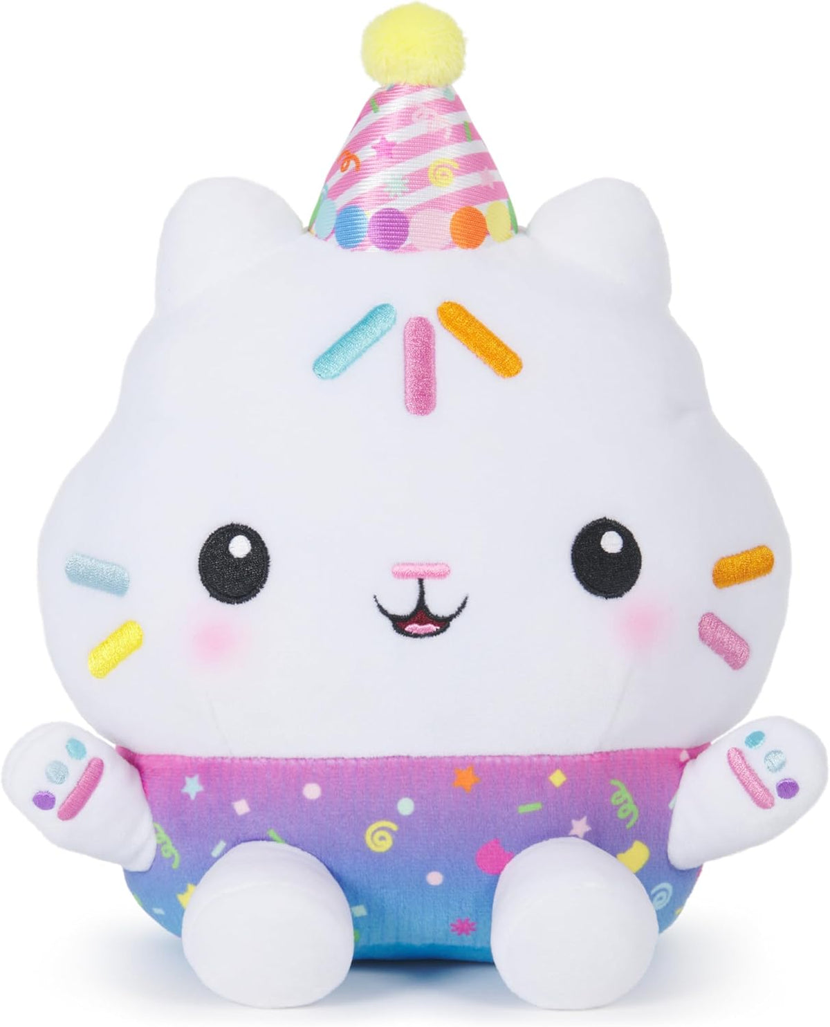 Gabby's Dollhouse Celebrations, Sprinkle Party Cakey Cat Plush...