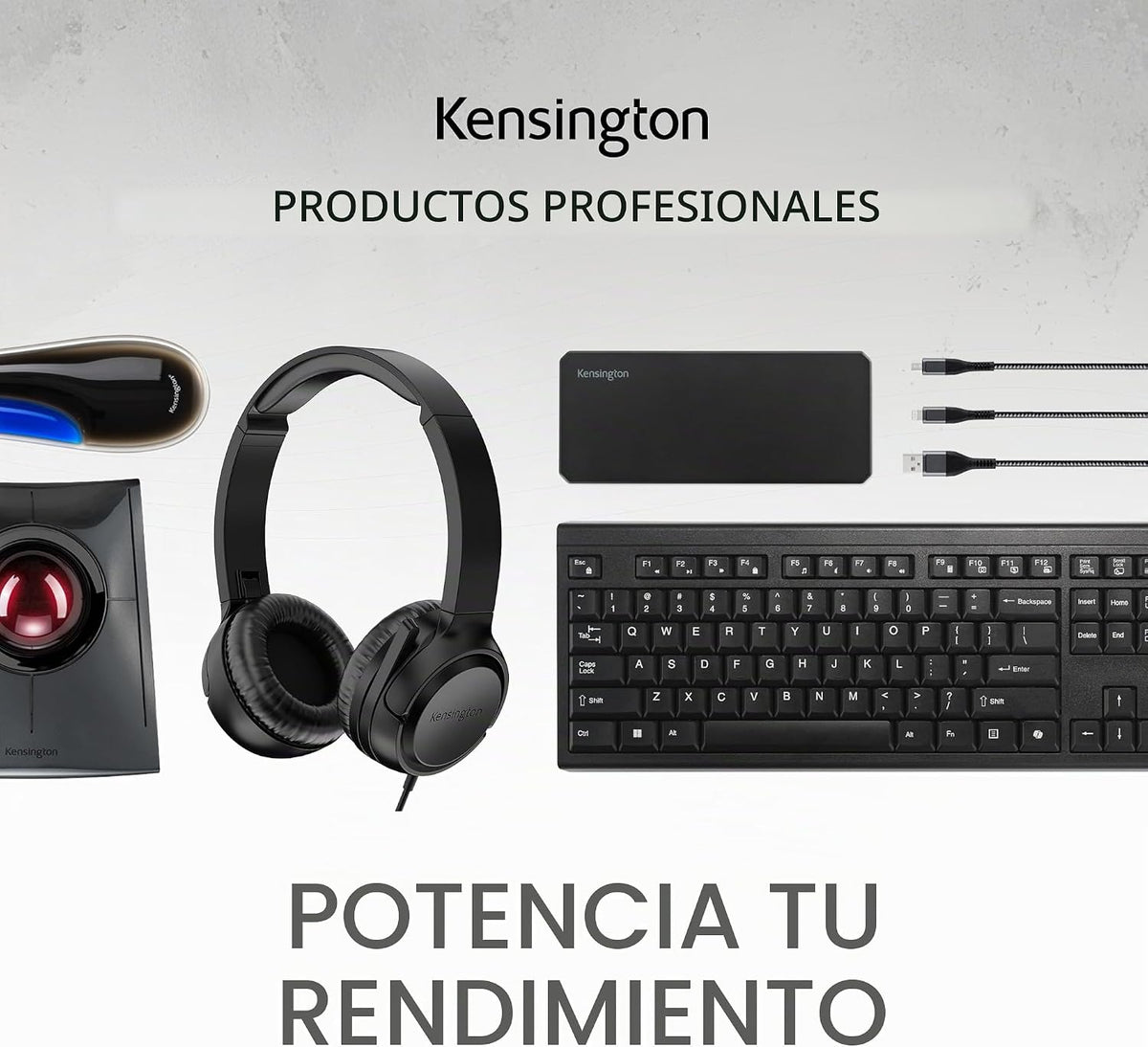 Kensington Auriculares intraurales H950 EQ USB-C\/USB-A con micrófo...