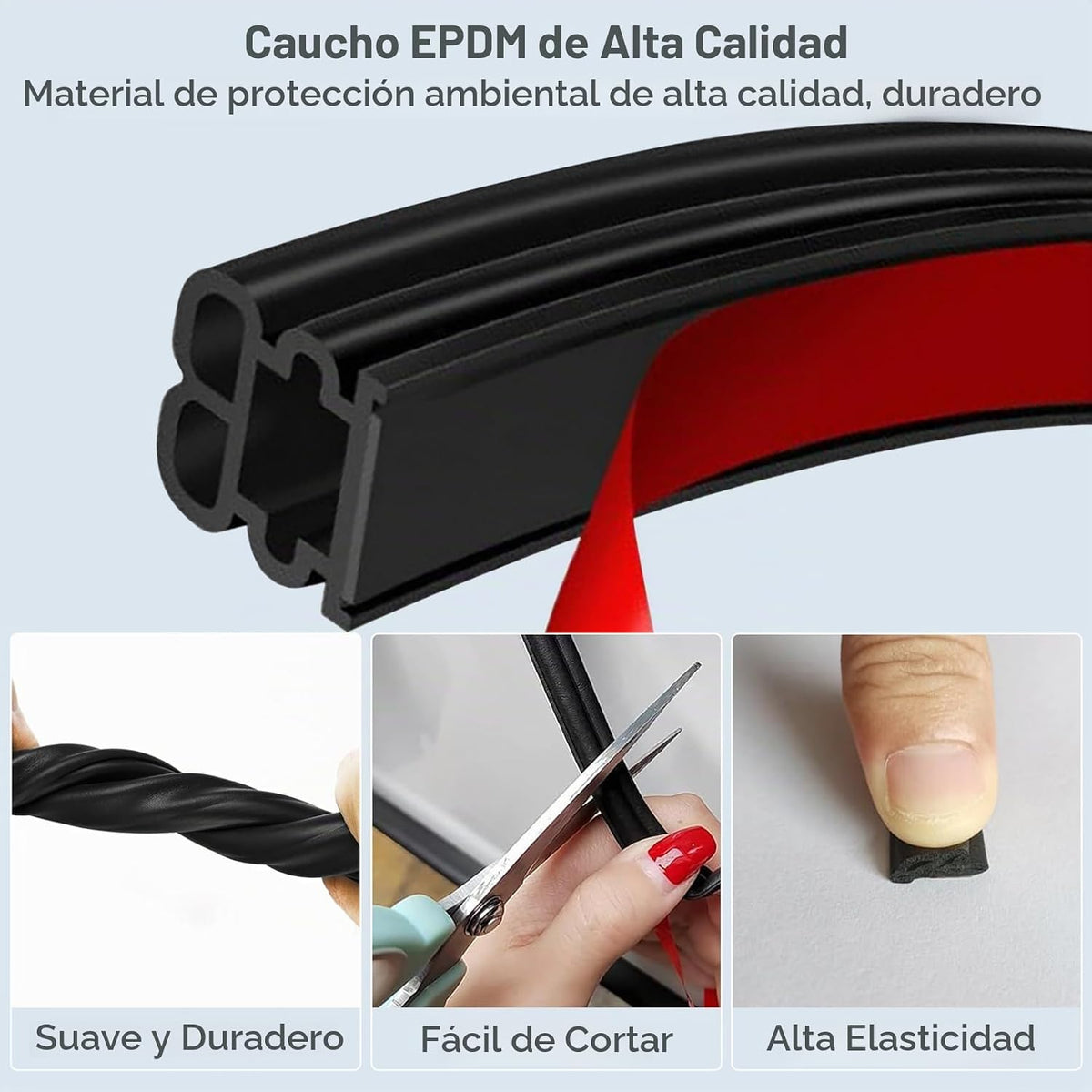 Tira de sellado de goma para camión, automóvil, burlete universal a...
