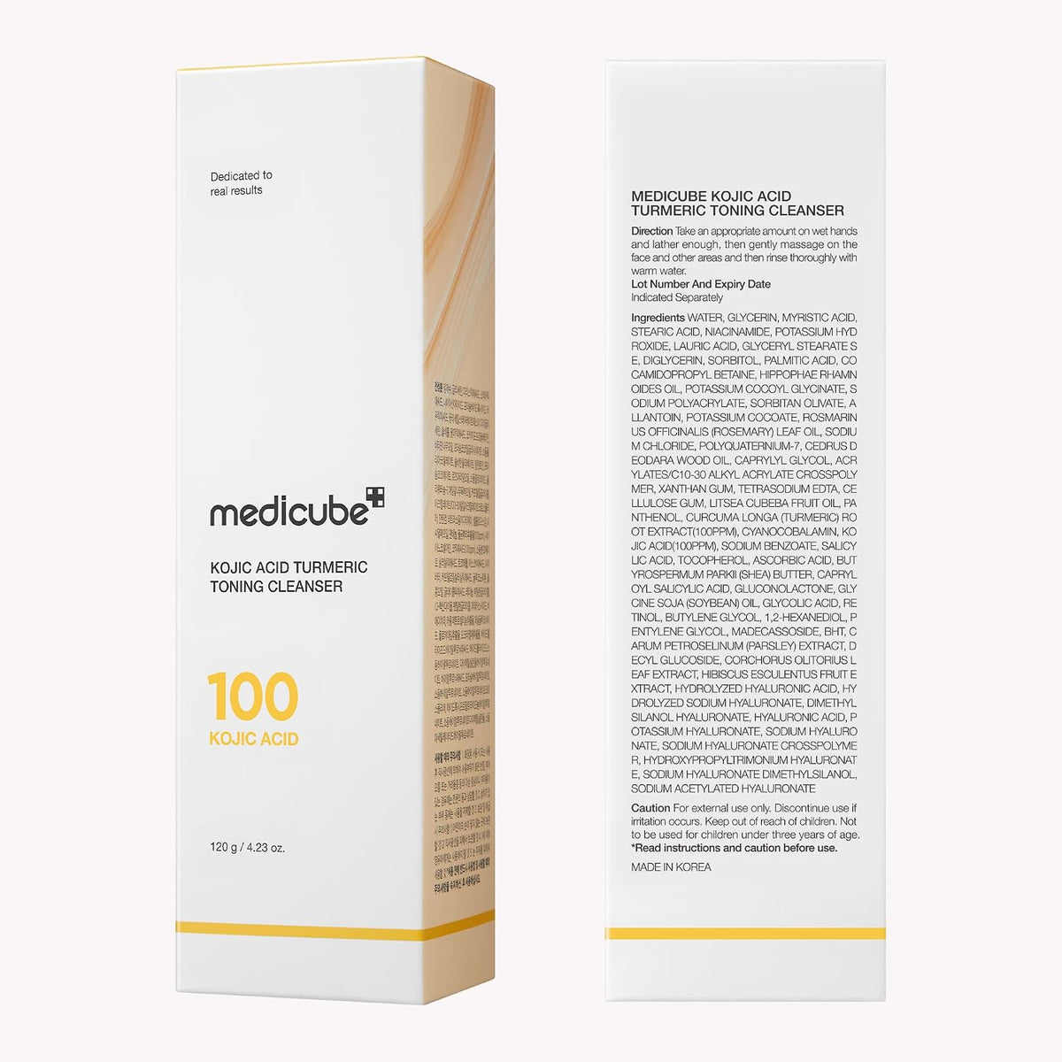 Limpiador facial medicube Cápsula de cúrcuma Limpiador en espuma |...
