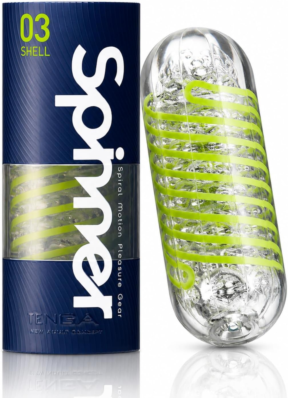 Tenga Spinner Cup Masturbador reutilizable espiral movimiento y dis...