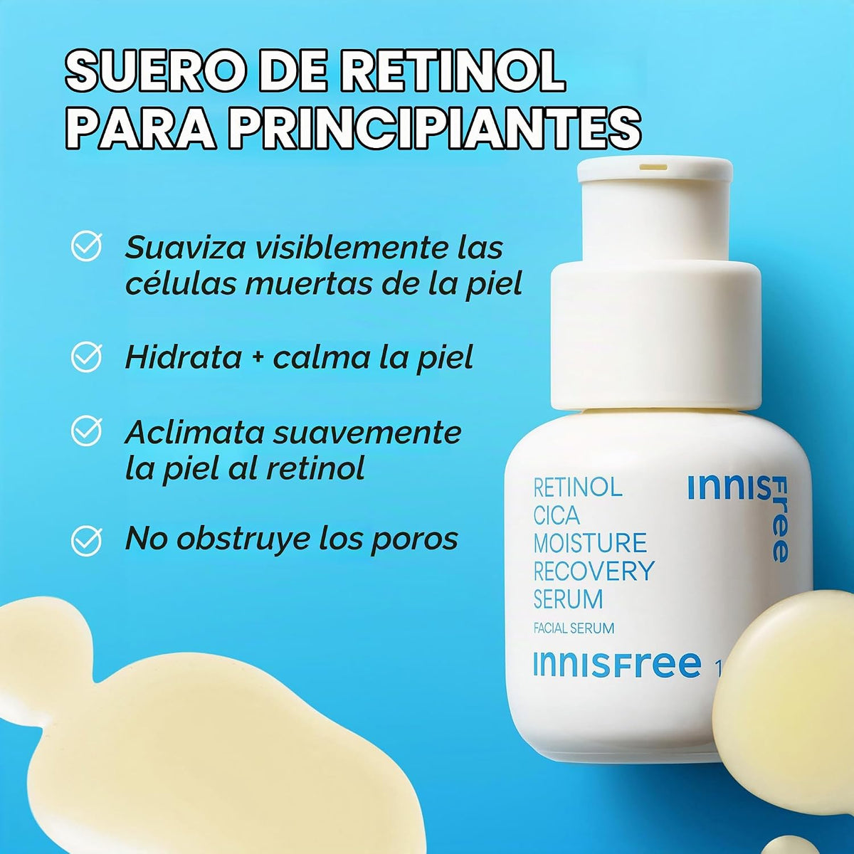 innisfree Retinol Cica Suero Coreano con Ácido Salicílico | Tratami...