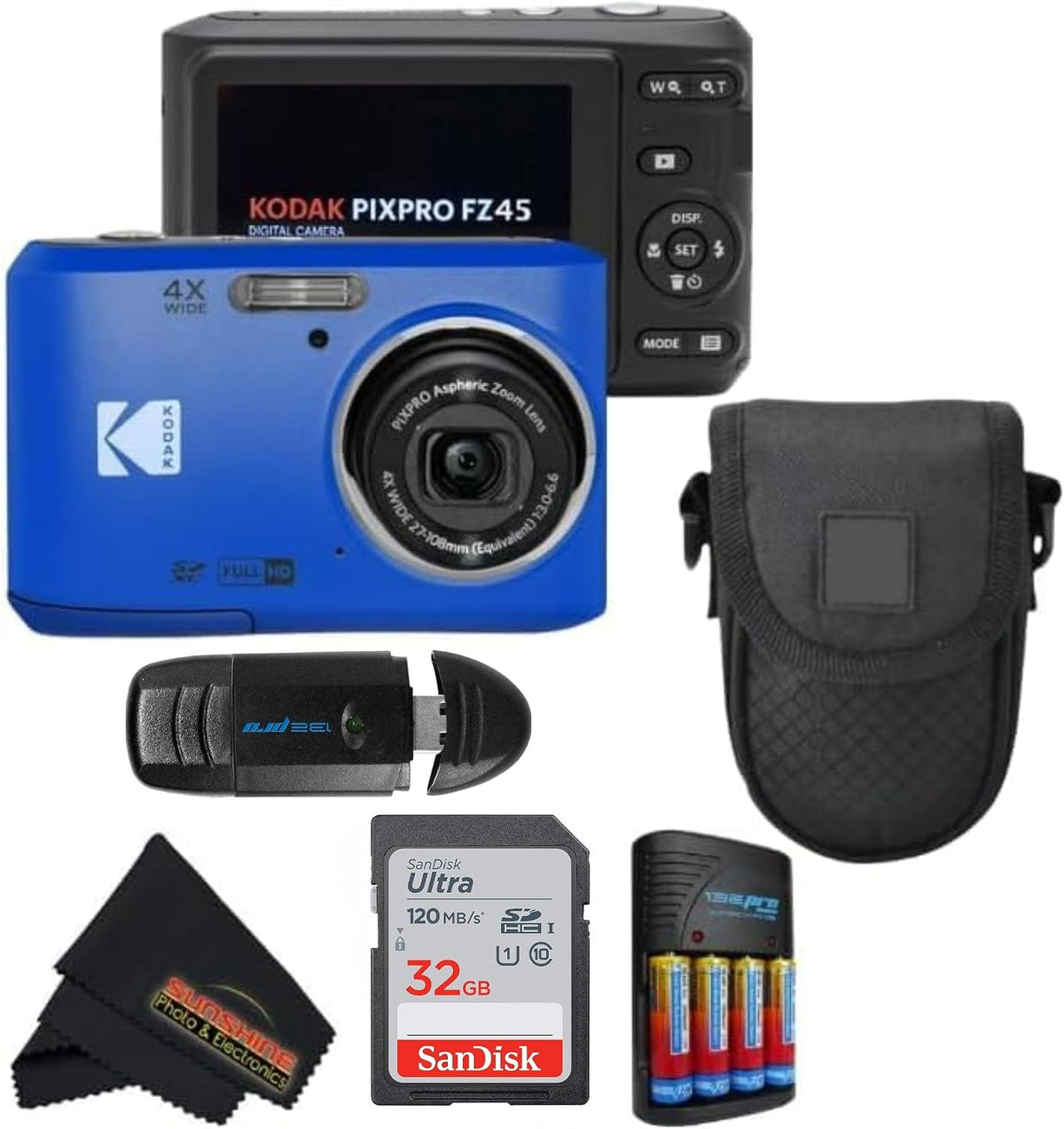 KODAK PIXPRO FZ45 Cámara digital con sensor CMOS de 16 MP con zoom...